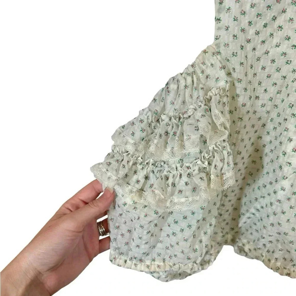 True Vintage 1950s Hollywood Needlecraft Ruffle Sunsuit Bubble Romper Playsuit - Picture 5 of 7